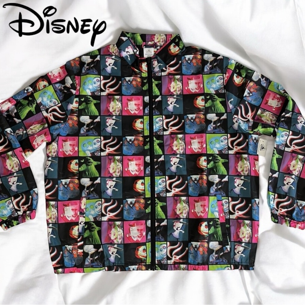 Disney Nightmare Before Christmas Windbreaker UNISEX NWT